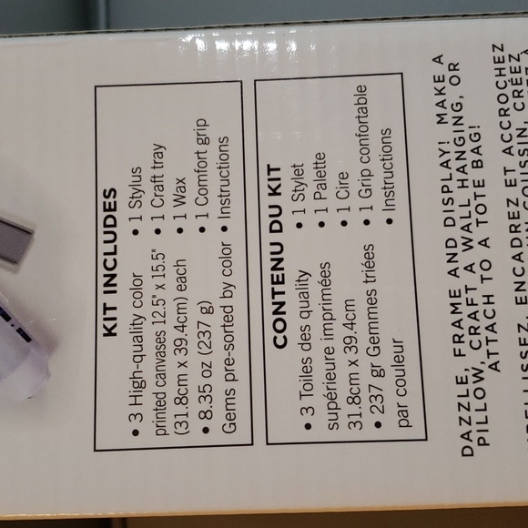 3 panel poppies diamond art kit NIB - Picture 5 of 7